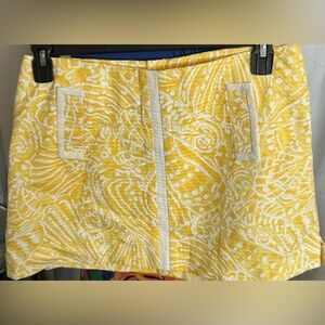 Lily Pulitzer yellow skirt